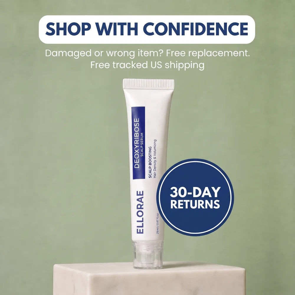30-day returns, free replacement for damaged items, free tracked US shipping