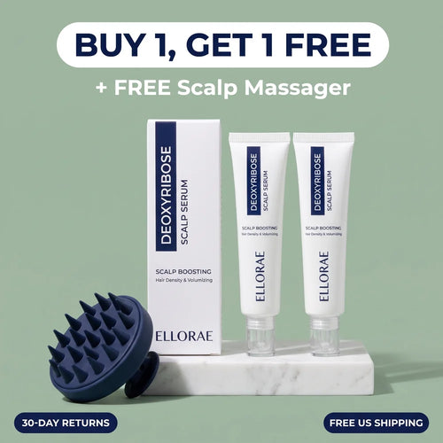 Ellorae Deoxyribose Scalp Serum: buy 1, get 1 free + free scalp massager