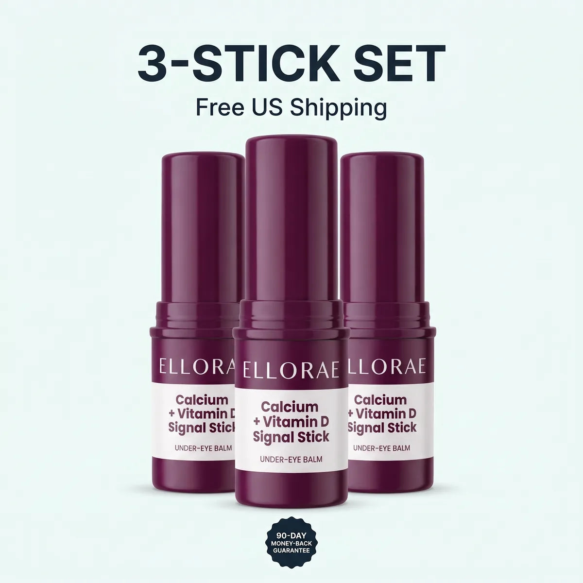 Ellorae Calcium + Vitamin D Signal Stick 3-stick set with free US shipping and 90-day money-back guarantee