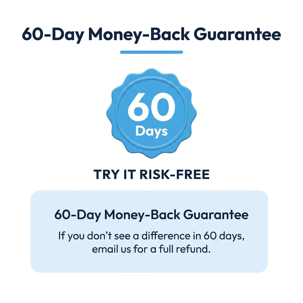 60-day money-back guarantee
