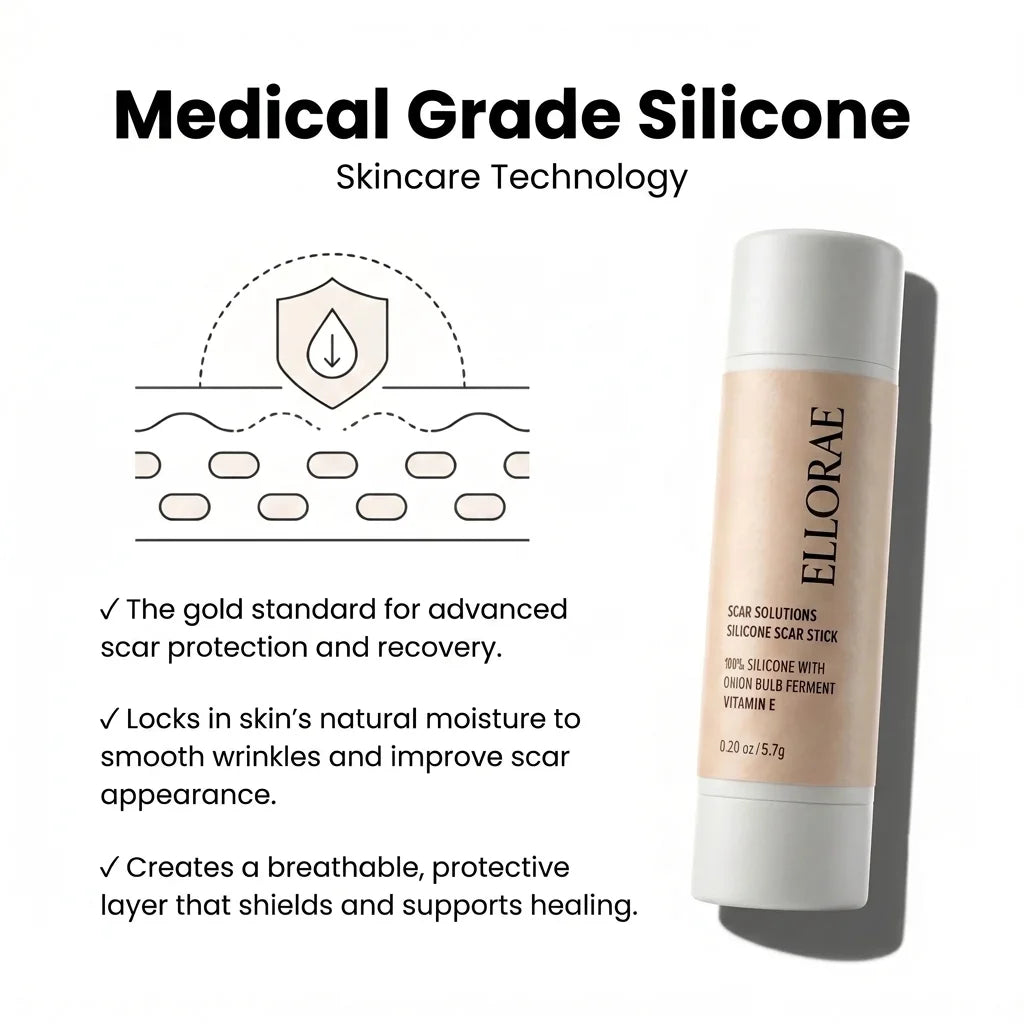 Ellorae silicone scar stick — silicone skincare technology