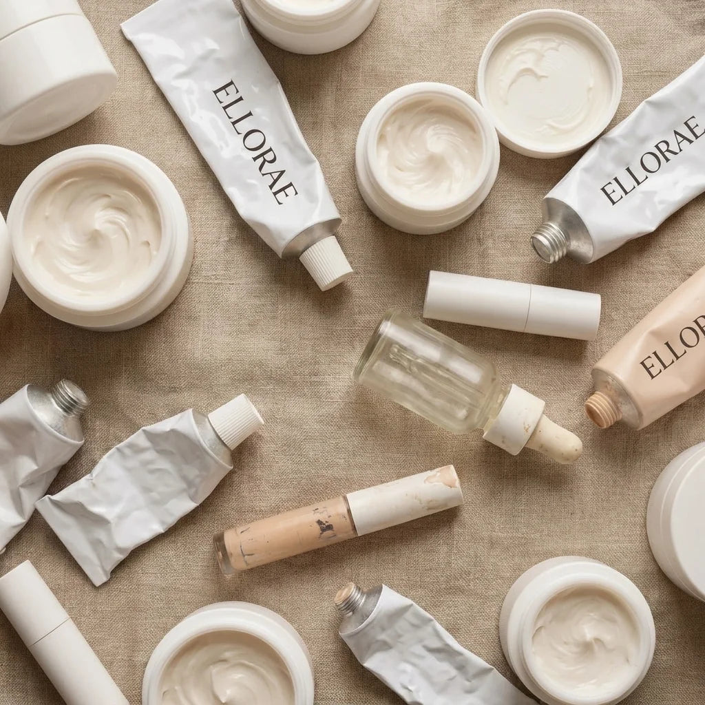 A pile of creams and tubes that never worked